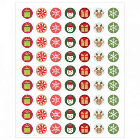 Teacher Created Resources® Winter Holiday Mini Stickers,...