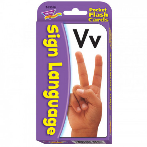 TREND Sign Language Pocket Flash Cards